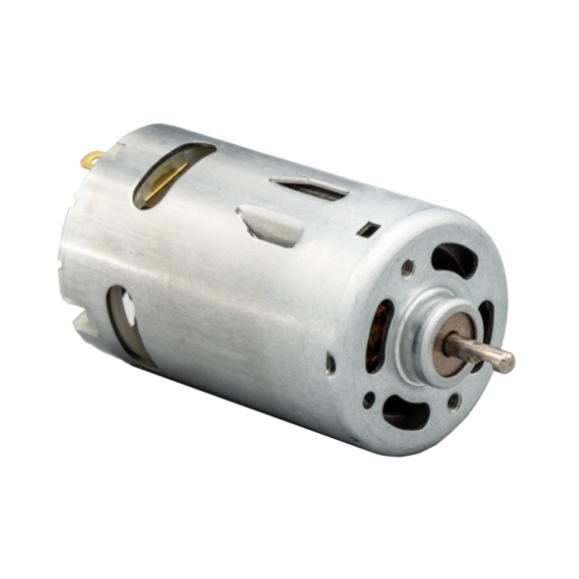 MOT-52MM MOTOR24V_640px Small electric DC motor isolated on white background.