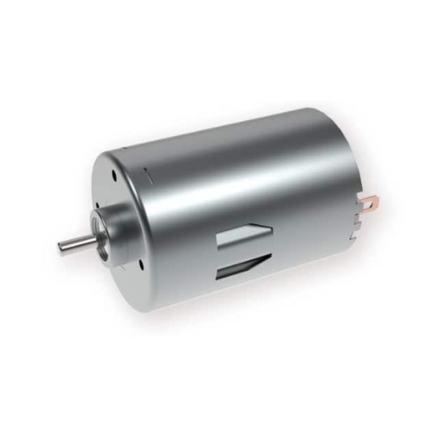 DC electric motor isolated on white background.