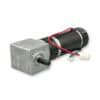 Electric gear motor with encoder and wires